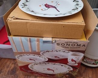 Sonoma cardinal dinnerware
