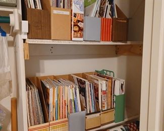 Sewing, craft and home decor magazines and books