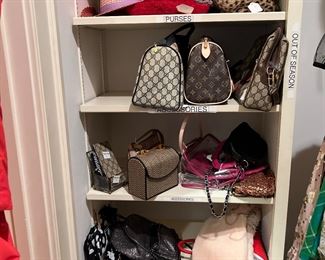 Purses, shoes and accessories