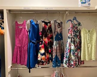 Girls’ dresses size 14