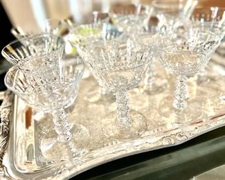 Champagne coupes or dessert cups
