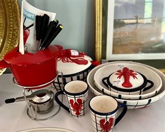 Vintage Ruby red glassware