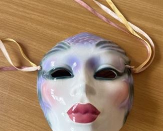 Mardi Gras Porcelain Mask