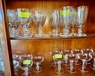 Heisey Lariat stemware