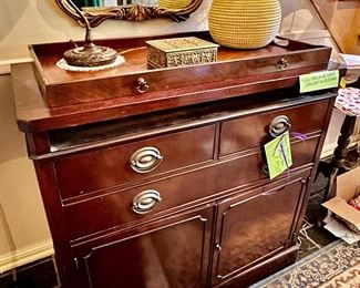 Drexel buffet, top drawer is removable as a tray! I’ve never seen this piece before now!