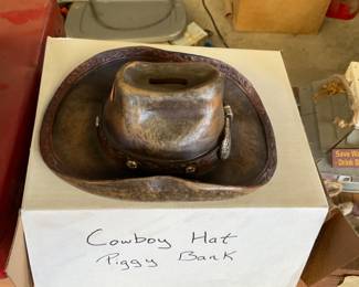 1 large western coin bank