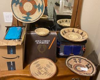 Original vintage Native American bowls from different time frames