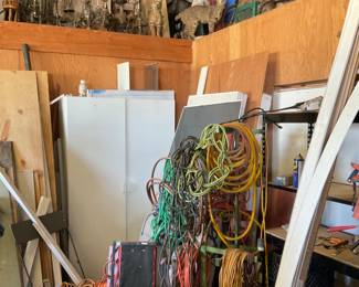 Lots of contractor extension cords and many more not pictured here