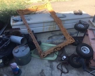 One of two truck boxes