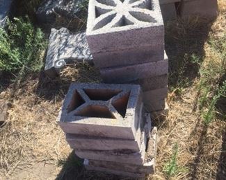 Decorative concrete blocks /pier blocks