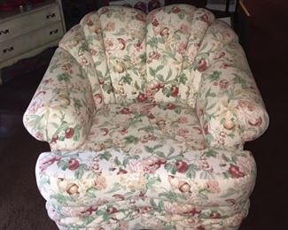 1 of two matching stuffed parlor chars