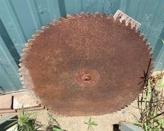 Outdoor yard art approx 32” Diameter 
