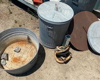 Outdoor repurpose art, lots more, too much to picture all