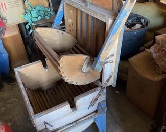 Wooden Hand powered Washing Machine, Rowing Powered