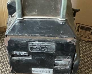 12 volt DC Bus/Cable Car-Coin/Fare Box, approx 17” tall and approx 6” wide