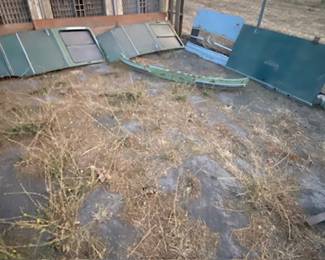 Mercedes 1940’s Van Grill, Tailgate ,two doors and 1 bumper