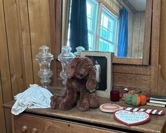 Old dresser and mirror
