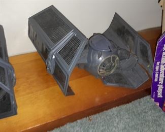 Vintage Star Wars Darth Vader's Tie Fighter Vehicle