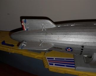 Vintage U.S. Navy USS Akron ZRS-4 Model Blimp (1931-->1933)
