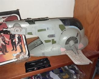 Vintage Star Wars Slave 1 W/ Original Box