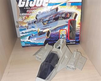 Vintage G.I.Joe Flying Submarine W/ Box