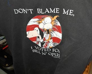 Vintage "Don't Blame Me, I Voted For Bill N' Opus" T-Shirt