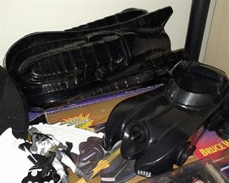 Vintage Batman Batmobiles & Figures W/ Original Boxes & Packages (ToyBiz)
