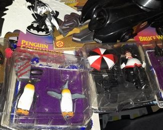 Vintage Batman Batmobiles & Figures W/ Original Boxes & Packages (ToyBiz)
