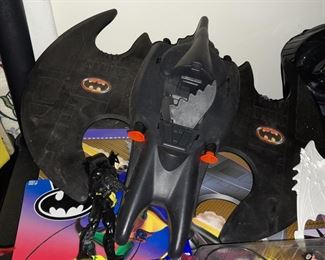 Vintage Batman Batmobiles & Figures W/ Original Boxes & Packages (ToyBiz)