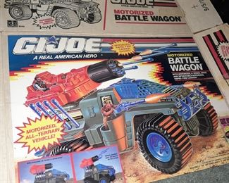 Vintage G.I.Joe Motorized Battle Wagon W/ Original Box