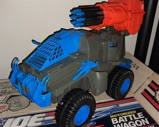 Vintage G.I.Joe Motorized Battle Wagon W/ Original Box