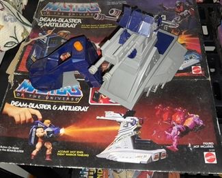Vintage He-Man Masters Of The Universe Beam-Blaster & Artilleray Accessory W/ ORIGINAL BOX