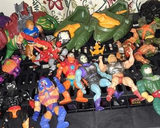 Vintage He-Man Masters Of The Universe Figures, Vehicles, Accessories, & Playsets