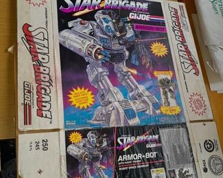 Vintage G.I.Joe Star Brigade Armor-Bot W/ ORIGINAL BOX