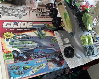 Vintage G.I.Joe Hammerhead Vehicle W/ ORIGINAL BOX