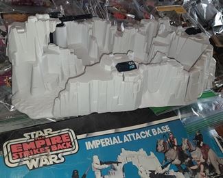Vintage Star Wars Imperial Attack Base Playset W/ ORIGINAL BOX