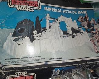 Vintage Star Wars Imperial Attack Base Playset W/ ORIGINAL BOX