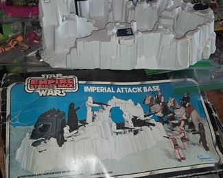 Vintage Star Wars Imperial Attack Base Playset W/ ORIGINAL BOX