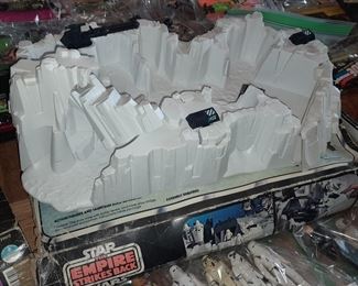 Vintage Star Wars Imperial Attack Base Playset W/ ORIGINAL BOX