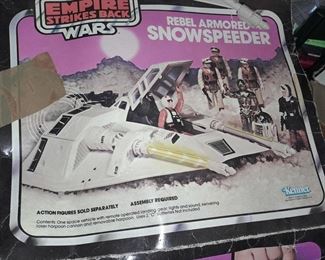 Vintage Star Wars Rebel Armored Snowspeeder W/ ORIGINAL BOX
