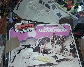 Vintage Star Wars Rebel Armored Snowspeeder W/ ORIGINAL BOX