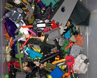 Assorted Vintage Toy Weapon Accessories 