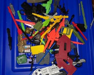 Assorted Vintage Toy Weapon Accessories 