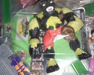 Vintage G.I.Joe Mega Monsters Monstro Viper Mariners Figure W/ Original Backer Card (1992)