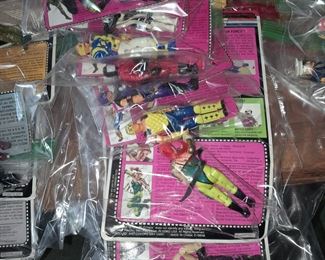 Vintage G.I.Joe Mini Figures W/ Backer Cards