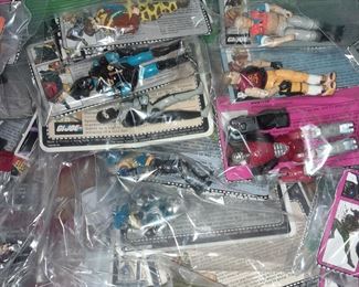Vintage G.I.Joe Mini Figures W/ Backer Cards