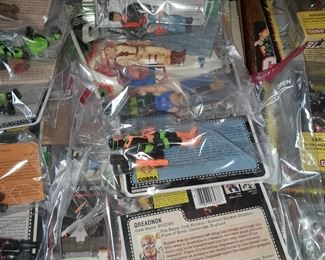 Vintage G.I.Joe Mini Figures W/ Backer Cards