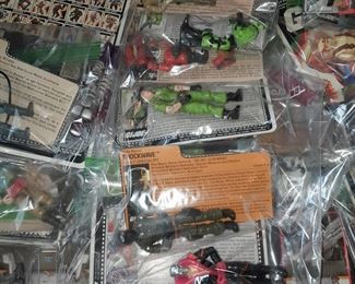 Vintage G.I.Joe Mini Figures W/ Backer Cards