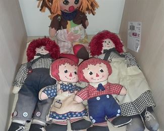Raggedy Anne & Andy Plush Dolls