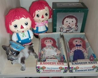 Raggedy Anne & Andy Plush Dolls